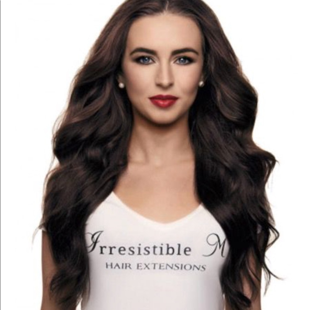 Beautiful dark brown 100% Human Hair Extensions!